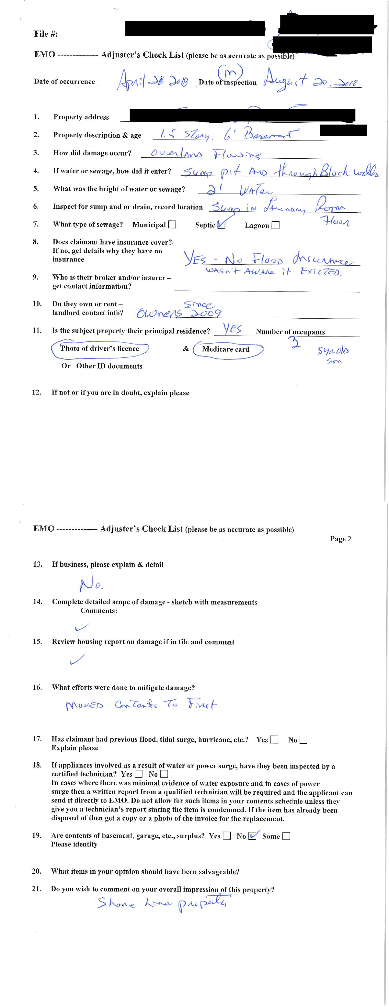 Flat rate estimate
